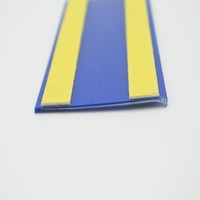 Porte-étiquettes adhésifs en PVC, bande porte-données extrudée, porte-étiquettes de prix pour supermarché, porte-étiquettes de prix pour étagère, porte-ticket