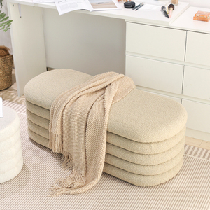 Nouveau design, grand pouf ottoman en velours, banc de bout de <span class=keywords><strong>lit</strong></span> - Product Image 3
