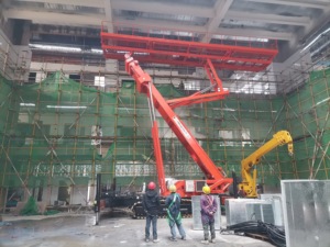 Huaying High Altitude Pressure <b>Tile</b> Equipment Lifting Platform PLC Controlled Crawler Type Electric Lifting Platform - Product Image 4
