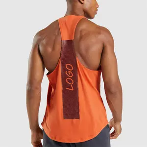 2022เพาะกายสวมใส่ผ้าฝ้าย100% Stringer ฟิตเนสเสื้อกล้ามออกกำลังกายกล้ามเนื้อเพาะกายชาย Tank Top