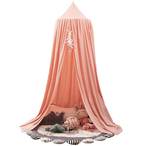 <span class=keywords><strong>Moustiquaire</strong></span> de lit ronde de haute qualité, <span class=keywords><strong>kit</strong></span> de suspension complet pour enfants - Product Image 1
