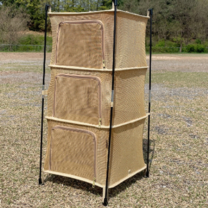Cesta de Secado Plegable de 3 Niveles, Cuadrada, de Malla Transpirable, Portátil, para Interiores y Exteriores, para Picnic, Camping, MMC9000 O - Product Image 5