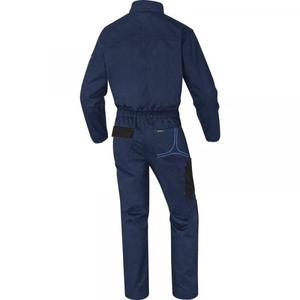 DELTA PLUS-Salopette de travail Mach2 bleu marine-bleu royal M2CZ3BMXX-M polyester/coton avec double zip salopette de travail - Product Image 2