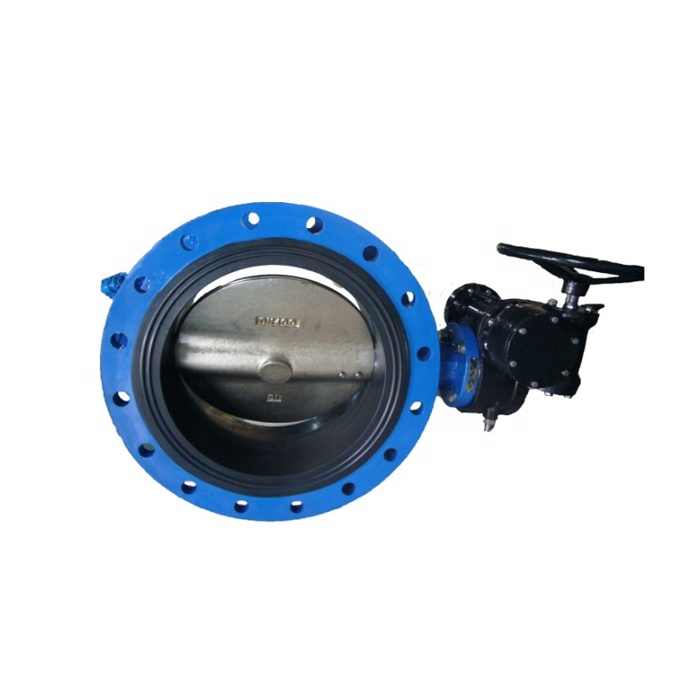 BS5155 Ductile Iron Double Flanged Double Eccentric Butterfly Valve