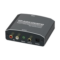 Decodificador de audio de metal Convertidor analógico DAC ADC Convertidor digital a analógico de alta calidad Accesorio de audio y video
