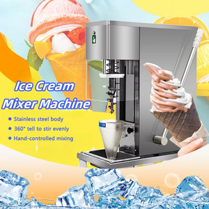 Machine à glaces et yaourts glacés à la crème glacée au lait et aux fruits à haute productivité, avec compatibilité 110V/220V - Product Image 2