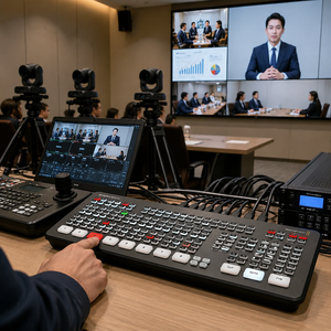 Mezclador de Video <span class=keywords><strong>ATEM</strong></span> <span class=keywords><strong>Mini</strong></span> Pro de 4 Entradas, Consola de Producción de Transmisión en Vivo, Grabación para Conferencias, Estudio y Radiodifusión - Product Image 5