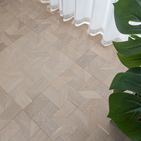 Parquet gris lavé, livraison directe usine, dalles pour projets OEM, pour espaces commerciaux