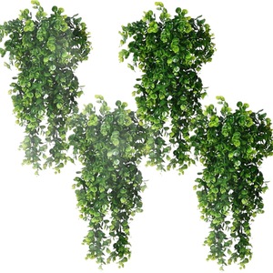 Artificial <b>Eucalyptus</b> Vine 200cm+ Single <b>Branch</b> Plastic Greenery For Home Outdoor Decor - Product Image 1