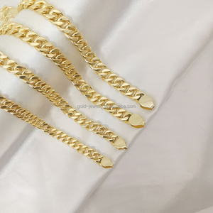 AU750 bracciale da uomo con ciondolo a catena braccialetti in oro puro giallo 18 carati gioielleria raffinata nuovo arrivo cinese alla moda oro reale 18 carati - Product Image 2