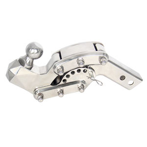 Gancio di Traino Regolabile in Acciaio Inossidabile con Braccio a Tubo Quadro 5X5 CM a Inserimento Rapido per Modifiche Fuoristrada Accessori Auto - Product Image 3