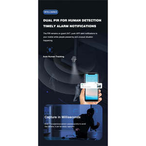 Shoocam 4K Panoramic Dual Lens Outdoor IP66 Waterproof <b>Security</b> <b>Camera</b> HD Night Vision Night Vision Wifi <b>4G</b> Connectivity CCTV - Product Image 4