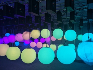 Économie d'énergie led boule cinétique haute puissance 3Dup down pour Dj scène effet lumière fête danse disco bar musique - Product Image 3