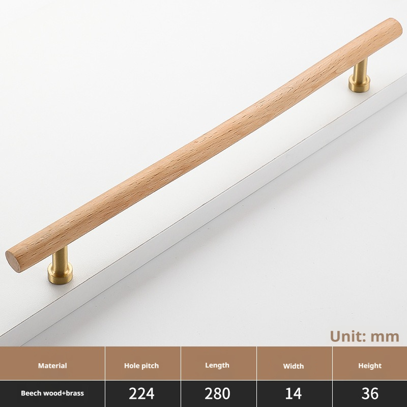 8877 #   Bois de hêtre, entraxe de perçage 224 mm