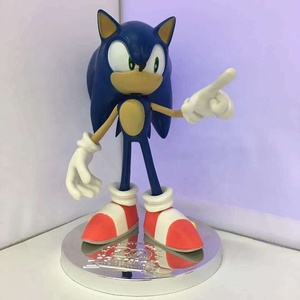 Fabricante venta dibujos animados animación personaje resina sónica estatua erizo azul escultura - Product Image 5
