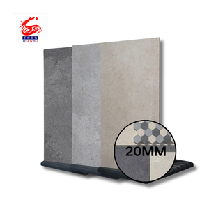 Dalles de pavage en porcelaine antidérapantes à texture béton mate 120x60x2cm, pleine masse, pour extérieur et jardin - Product Image 3