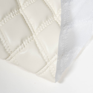 Korean Viral Bubble Grid <strong>PU</strong> <strong>Leather</strong> - Cloud Bag Material with Puffy Effect, Skin-Friendly &amp; Soft for Luggage &amp; Bags - Product Image 2