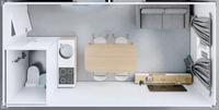 Maison conteneur en acier et bois détachable, durable, respirante, à installation préfabriquée flexible, très demandée en Chine