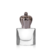 DH16 carré verre vernis à ongles bouteilles 4.5ml capacité gel/sablage Surface estampage à chaud bouchon à vis vide PP emballage diffuseur