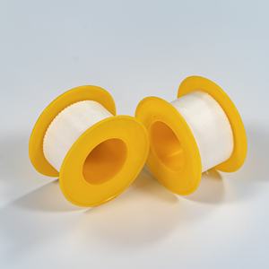 Pita Perekat Karet Lem Lubang Bernafas Unik dengan Spool Plastik Penutup Kuat Stik Bedah Plester Seng Oksida - Product Image 5