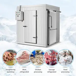 XMK Meat refrigerated pork beef cold storage room walk-in refrigerators refrigeration systems freezer Cold storage chiller