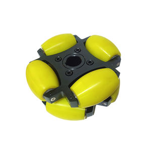 Heavy-duty 10 polegadas de aço carbono omni roda de alta precisão resistente ao desgaste omnidirecional roda para grandes robôs - Product Image 1