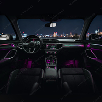 Pour Audi Q3 TYP F3, éclairage ambiant LED pour voiture, éclairage intérieur, éclairage de plafond, éclairage ambiant automobile, fonctionnalités colorées