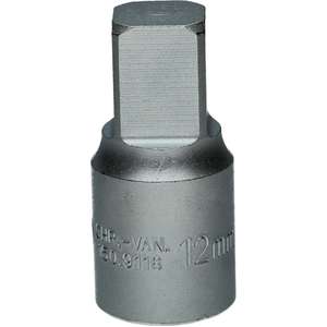 KS <b>TOOLS</b> 3/8" Oil service bit socket for internal square screws, 12 mm - Product Image 2
