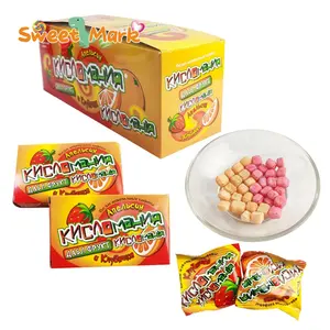 Gusto di arance Sour hard rainbow Candy halal candy Chew sugar