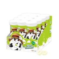 Manufacture chinoise personnalisée bonbons aromatisés naturels yaourt compressé collations caoutchouteux lait sec bonbons tablette
