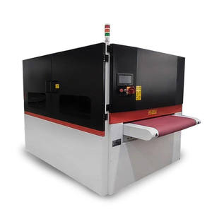 Machine d'ébavurage de tôle 1350mm Satine d'arrondi de bord en acier inoxydable en aluminium avec composants de noyau de moteur et de pompe - Product Image 1