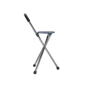 Chaise-tabouret en acier inoxydable pour personnes âgées, trépied avec embouts en caoutchouc, multifonctionnel, soutien pour la santé et le massage - Product Image 4