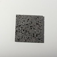 Sous-verre rectangulaire classique en pierre naturelle beige et noir, résistant à la chaleur, écologique et durable pour vaisselle et verres