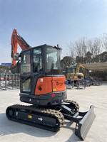 Nouvelle machine d'excavatrice Big Digger Kubota Engine Hydraulic Crawler 3t 4t 5t Excavator
