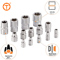 1/2 1/4 3/8 Pouce Drive 14 Pcs E Type Plum Blossom Torx Star Socket Set