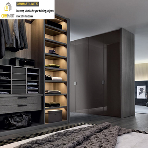 <span class=keywords><strong>Armario</strong></span> Vestidor Personalizado, Guardarropa Abierto Moderno y Avanzado en Gris - Product Image 5