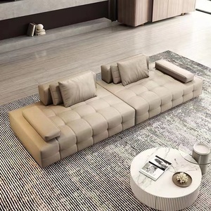 Vente directe d'usine canapé en cuir de style simple canapé de salon bureau zone de réception canapé confortable <span class=keywords><strong>Soca</strong></span> pour chambre - Product Image 5