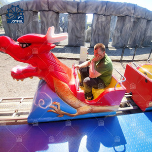 Parque de atracciones de fábrica de China, patio trasero barato, tren eléctrico de dragón para niños, montaña rusa a la venta - Product Image 4