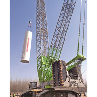 Zoomlion — grue sur chenilles pour turbine à vent 4MW, 800 tonnes, Zcc9800w, en chine, livraison gratuite
