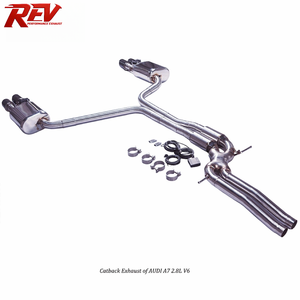 Sistema de Escape Valvetronic Catback Específico para <span class=keywords><strong>Audi</strong></span> A7 2.8L REV 2012, Acero Inoxidable con Acabado Pulido Espejo, Grosor de 1.5 mm - Product Image 4