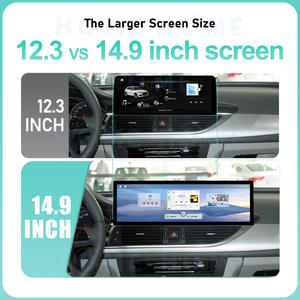 Écran multimédia de voiture Android 14 de 14,9 pouces avec Carplay, GPS, autoradio, lecteur multimédia pour <span class=keywords><strong>AUDI</strong></span> A6L A6 A7 C7 <span class=keywords><strong>RS7</strong></span> RS6 S6 S7 2012-2018 - Product Image 2