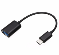 Adaptateur USB Type C vers USB 2.0, câble adaptateur USB C mâle vers USB A femelle OTG pour clé USB/lecteur de carte/téléphone/tablette