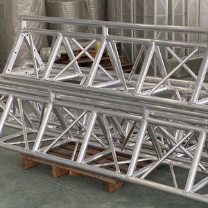 Support d'affichage en treillis en alliage d'aluminium avec éclairage de scène, pliable, pour événements, support de piquet avec <span class=keywords><strong>plaque</strong></span> en aluminium et vis - Product Image 3