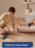 Machine de nettoyage de vêtements et de tapis Fonction de séchage à la vapeur humide et sèche pour la maison et la voiture Option de nettoyage à l'eau chaude et froide
