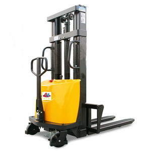 รถยกไฮดรอลิกกึ่งไฟฟ้า 1.5-2 ตัน แบบชาร์จไฟได้ สำหรับงานคลังสินค้า ใช้งานแบบยืนขับ - Product Image 5