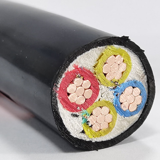 0.6/1 KV 4x70 Mm2 Copper Conductor PVC Sheath XLPE Insulated N2XY 4 Core Power Cable