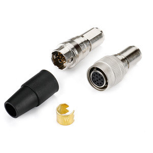 Đầu nối máy ảnh công nghiệp nữ 6pin HR10A-7R-6S(73) Bảng điều khiển khóa hàn phía sau, HR10A-7R-6S(73) - Product Image 6