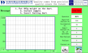 Máquina De Teste De Empacotamento Flexível Testador De Impacto De Dardo Filme Plástico Máquina De Testes De Impacto De Gota-peso - Product Image 6