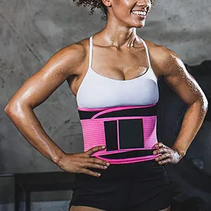B & M运动减肥桑拿汗带腰部训练器包裹腹部塑身束腰瘦身腰带腰部修剪器腹部腰带