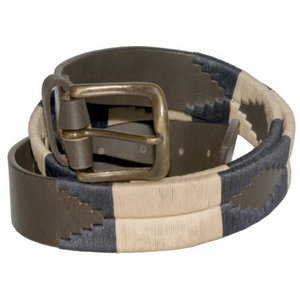 Custom <b>Mens</b> Genuine Leather Case Polo <b>Belt</b> Hand <b>Woven</b> Argentine Gaucho Cowhide Leather <b>Belt</b> Bulk Factory Price LPB-0036 - Product Image 1